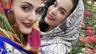 سلفی گل گلی ملیکا شریفی نیا و دوستش + عکی