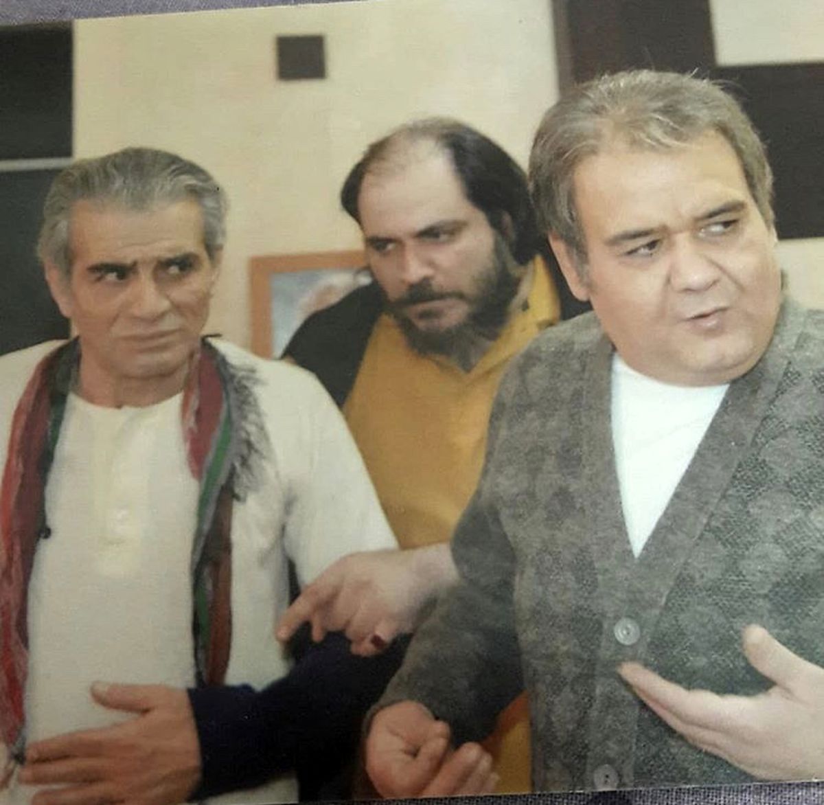 بازیگر شب های برره در کنار اکبر عبدی + عکس