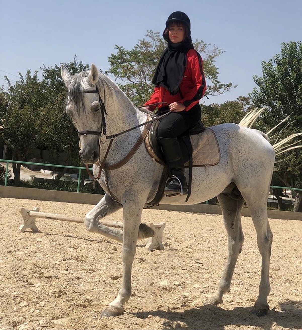 اسب سواری شراره رخام + عکس