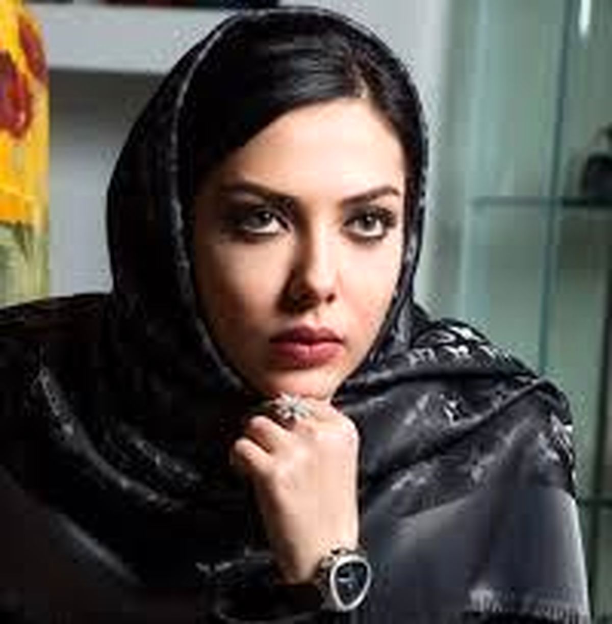 ظاهر جالب «لیلا اوتادی» با چادر رنگی/عکس 