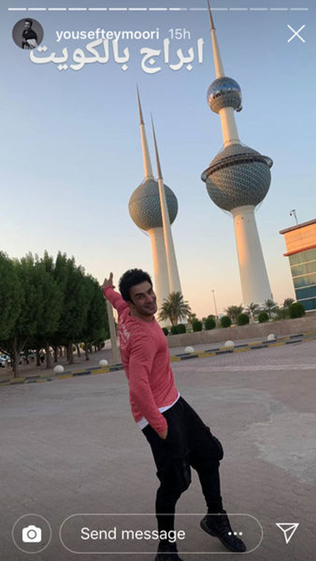 بازیگر مشهور در کویت + عکس