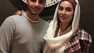 سمانه پاکدل و خواهرزاده اش + عکس
