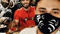 رستوران رفتن بابک جهانبخش‌ و‌ همسرش در کرونا + عکس