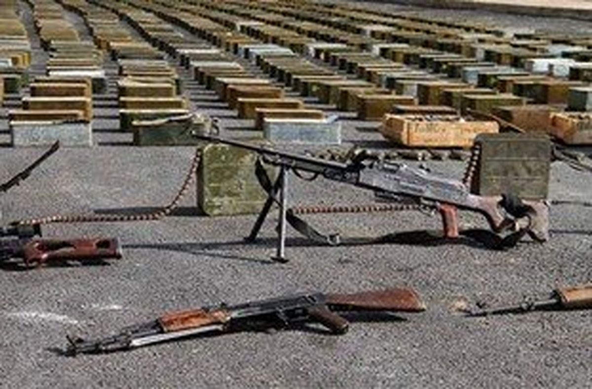 کشف سلاح‌های جنگی و مهمات در نیکشهر 