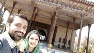 گشت و گذار الیکا عبدالرزاقی و‌ همسرش + عکس