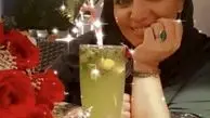 الهام پاوه نژاد یک در کافه + عکس