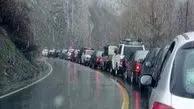 بارش باران و ترافیک نیمه سنگین در جاده‌های کشور 