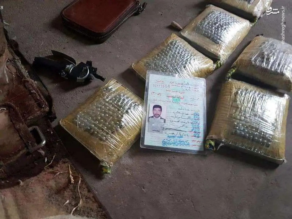 بلای وحشتناکی که یک داعشی بر سر خود آورد+تصاویر