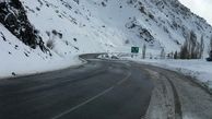 بارش باران و برف در جاده‌های کشور