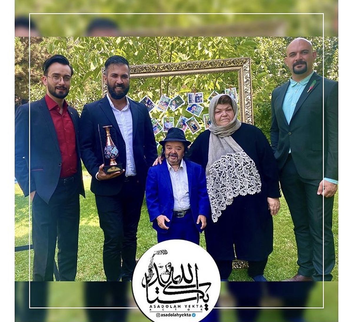 اسدالله یکتا و‌همسرش در یک‌برنامه‌تلویزیونی + عکس