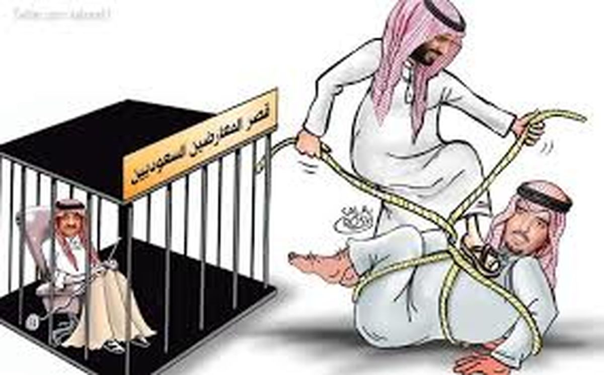 کاریکاتور زندان  یاکاخ معارضان بن سلمان