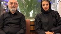 تیپ عزادار شبنم قلی خانی و استاد معروفش+عکس