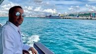 امیرحسین رستمی در دل دریای آرام + عکس