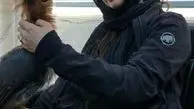عکس مهربان نفیسه روشن با حیوان عجیب و ترسناک