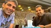 رستوران گردی حمید گودرزی و دوستش + عکس