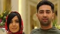 بازیگر «دلدادگان» در کنار همسرش