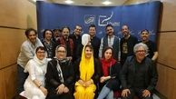 جمعی از بازیگران در کنسرت گروه رستاک