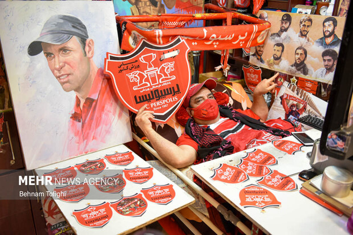 تصویری جالب از یک جانباز پرسپولیسی 