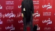 مانتو و شلوار عجیب خانم بازیگر در اکران خصوصی+عکس