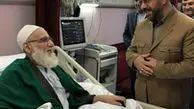 عیادت معاون روحانی از آیت الله هاشمی شاهرودی/عکس