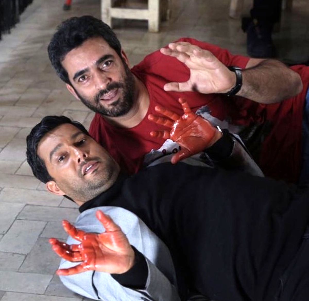 چاقو خوردن حامد بهداد در دل + عکس