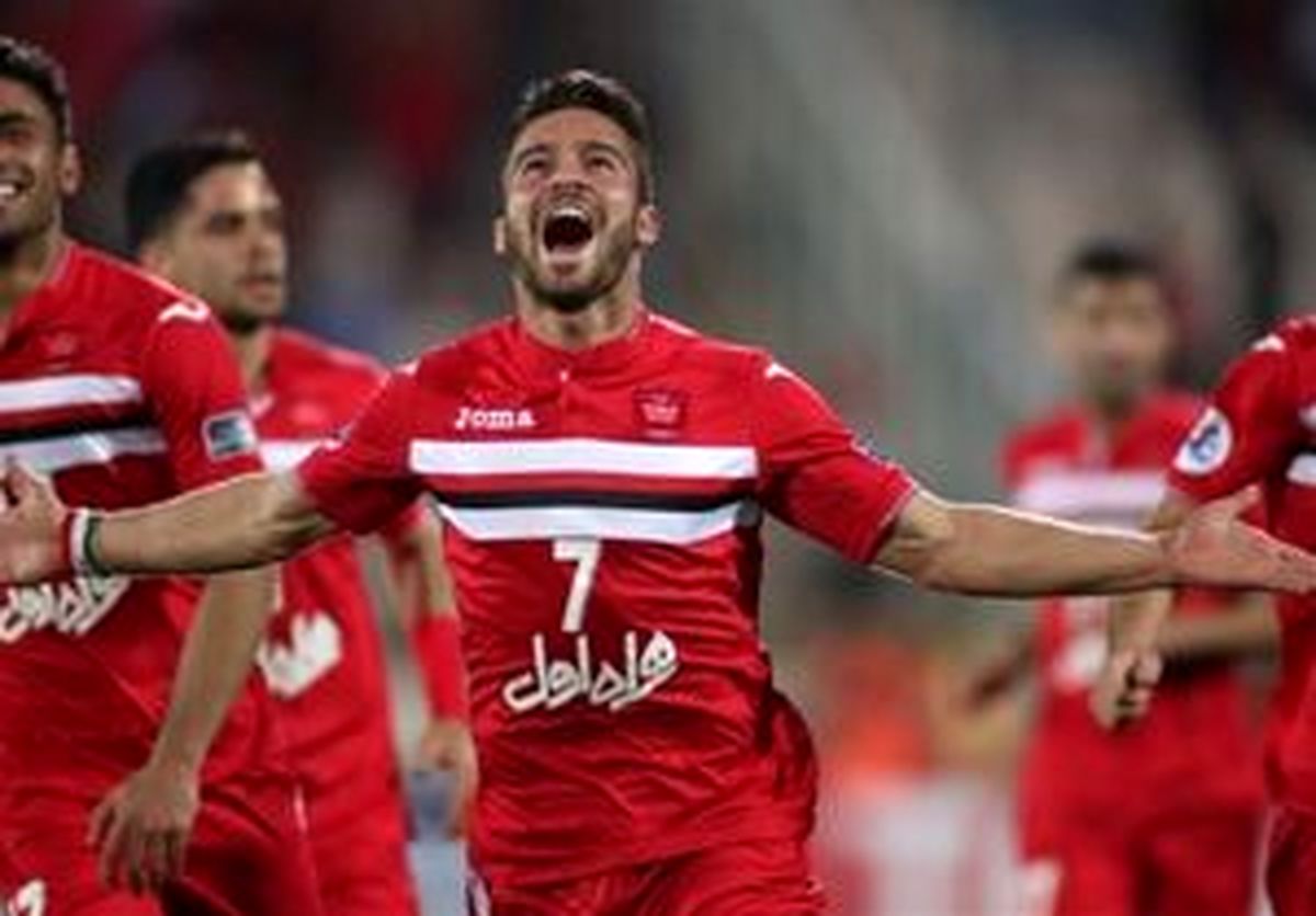 حضور میهمان ویژه در تمرین پرسپولیس