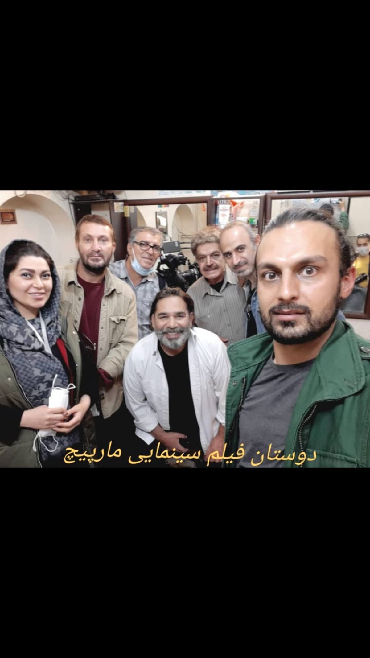 حمید لولایی در پشت صحنه کار جدیدش + عکس