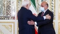 دیدار ظریف با وزیر امور خارجه عراق+ عکس