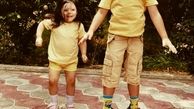بچه های بامزه مصطفی کیایی + عکس