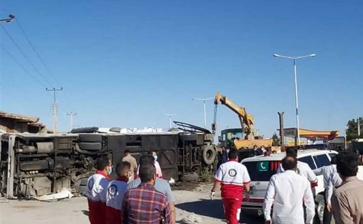 آخرین جزئیات از حادثه اتوبوس سربازان| جان باختگان ۳ سرباز، یک مامور ناجا و کمک‌راننده هستند
