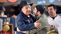 نوید محمدزاده در آغوش بهمن فرمان آرا عزیز + عکس
