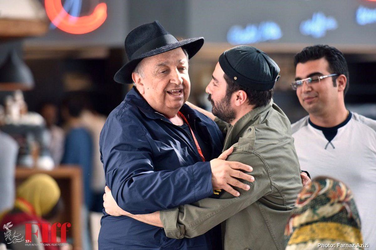 نوید محمدزاده در آغوش بهمن فرمان آرا عزیز + عکس