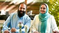 سوتی خنده دار نرگس محمدی برروی موهای همسرش! عکس