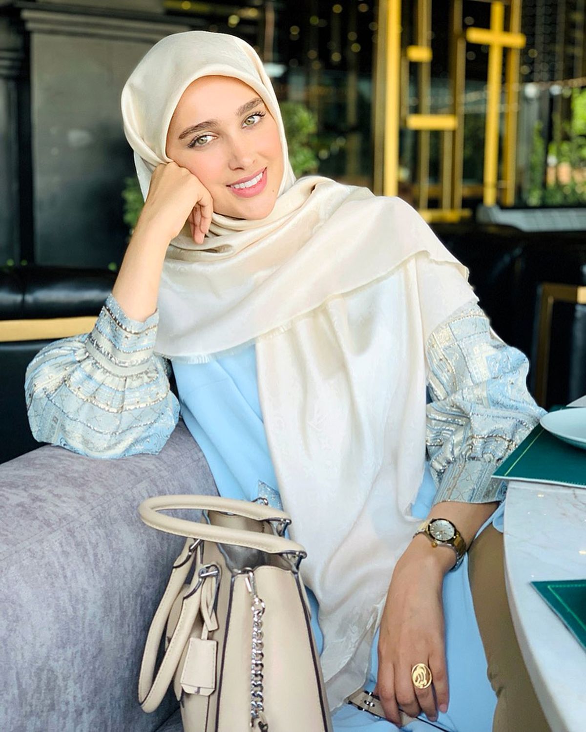 تیپ ملیح و زیبای عروس سفیر+عکس
