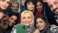 سلفی مریم کاویانی در اتاق گریم + عکس