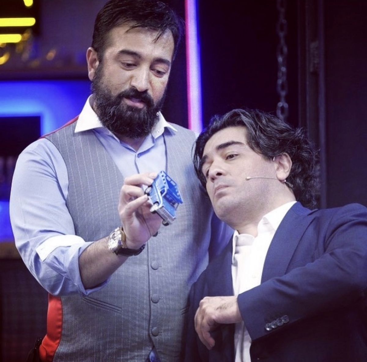 مجید صالحی در کنار پیانیست معروف + عکس