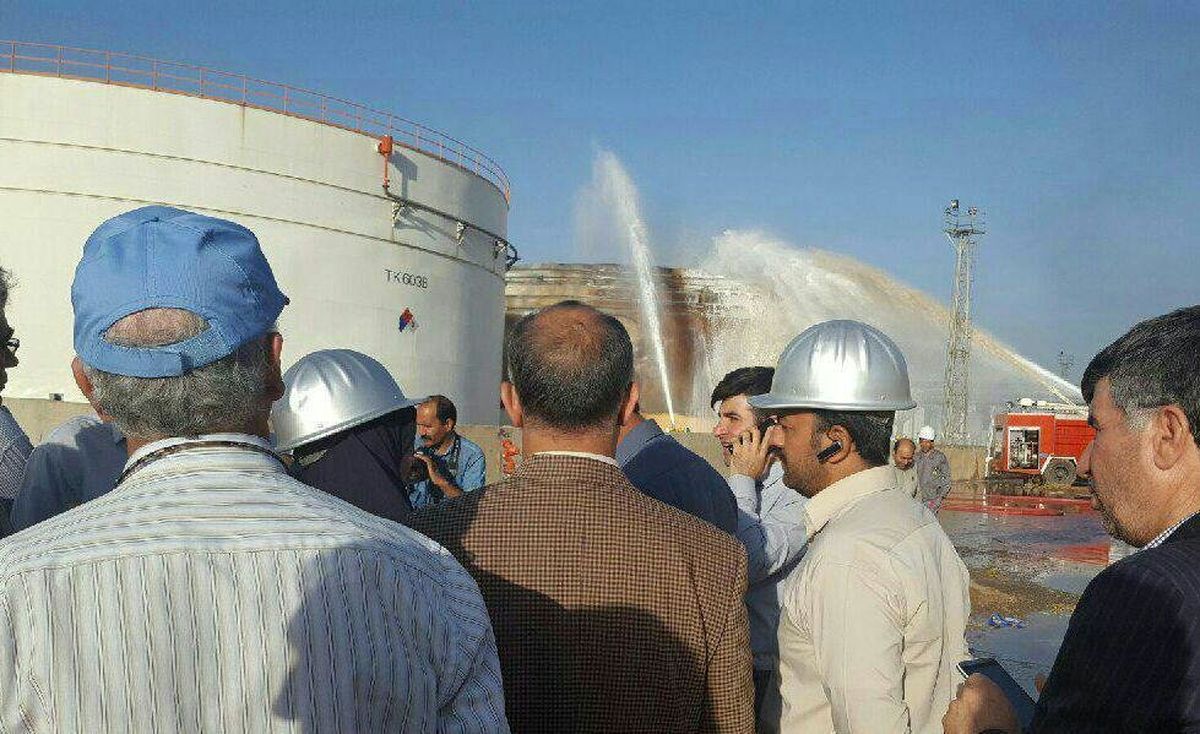 علت آتش سوزی پتروشیمی بیستون اعلام شد 