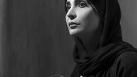 مهدیه نساج به رنگ‌ سیاه و سفید + عکس