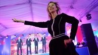 حرکات موزون خانم سخنگو در برابر خبرنگاران!