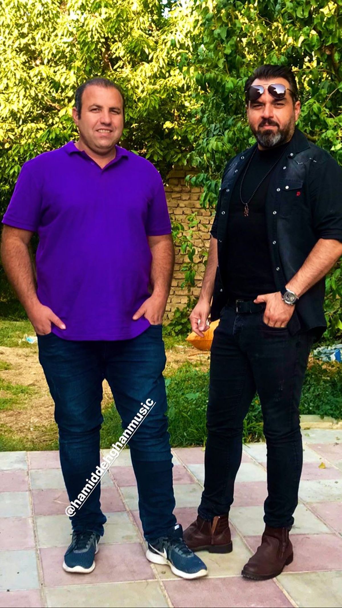 شهرام قائدی و دوستش + عکس