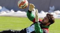 حضور گلر سابق پرسپولیس در تمرین سایپا

