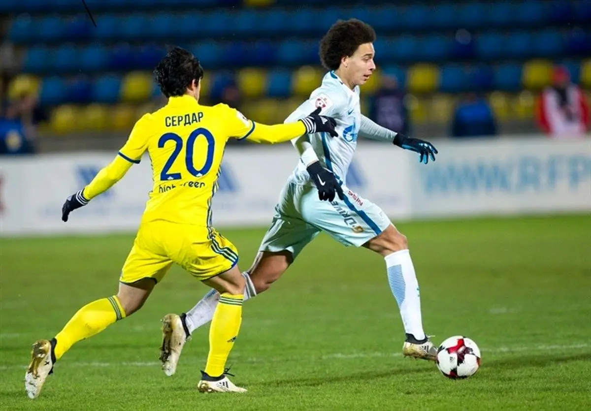 نمره  آزمون در بازی برابر زنیت! +عکس