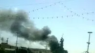 خودرو درون مغازه مکانیکی آتش گرفت