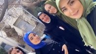 مریم معصومی و دوستانش در پشت صحنه + عکس