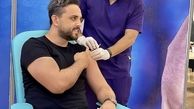 پدرام کریمی هم داوطلب واکسن برکت شد + عکس