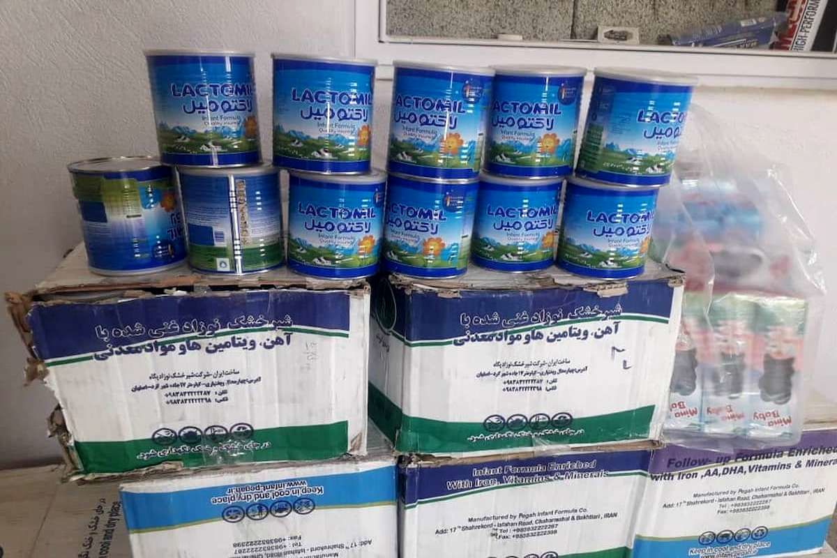 توزیع بیش از ۴۵۰ هزار قوطی شیرخشک یارانه‌ای در کشور