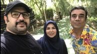 شهره سلطانی و نصرالله رادش در باغی زیبا + عکس