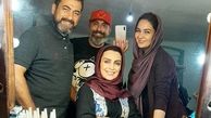 خانم بازیگر مرضیه در اتاق گریم+عکس