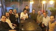 دورهمی محسن کیایی با دوستانش + عکس
