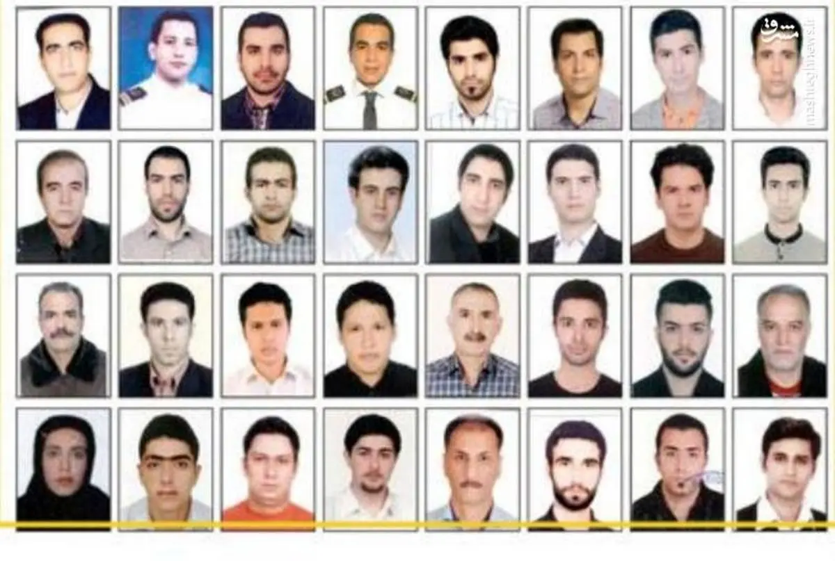  32 سرنشین و خدمه نفتکش ایرانی/عکس